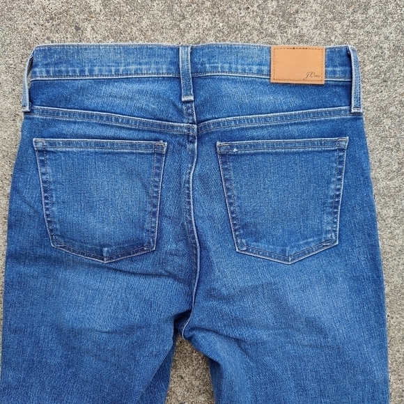 NWT J.Crew 9" Rise Billie Demi-Boot Crop Blue Jeans Size 29 Pants Style AQ790 - Picture 14 of 16
